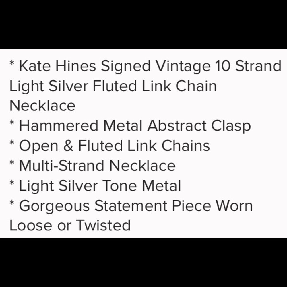 Authentic Kate Hines Statement Piece Necklace - Picture 4 of 5